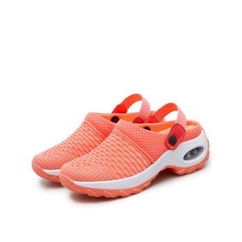 

Breathable Mesh Slip On Walking Shoes, Orange