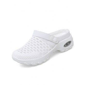 

Breathable Mesh Slip On Walking Shoes, White