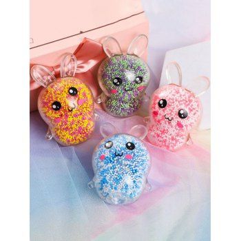 

4Pcs Random Cute Rabbit Luminescent Squishy Fidget Toys Set, Multicolor