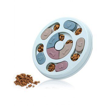 

Dog Food Turntable Anti-choking Eating Supplies Dog Bowl, Light blue