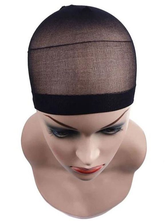 Chapeau de Perruque en Nylon - Noir 