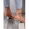 Transparent Buckle Straps Chunky Heels Sandals - multicolor A EU 39