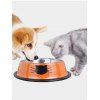 Bol en Acier Inoxydable Pour Chien pour Chat - Orange 