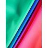 Maillot de Bain Tankini Superposé Coloré Imprimé Arc-en-ciel Deux Pièces - multicolor A S