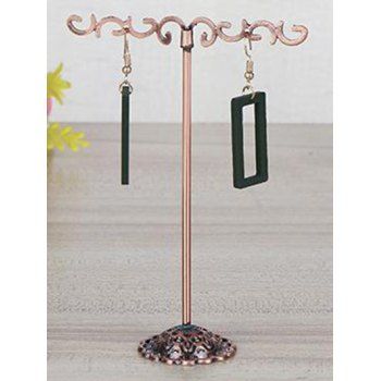 

3Pcs Metal Earring Display Stands Set, Golden