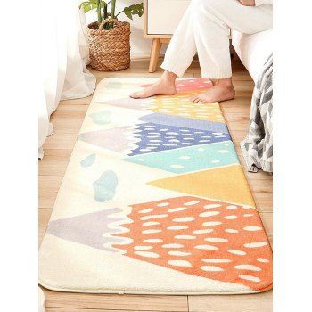 

Home Decoration Printed Non Slip Floor Mat, Multicolor