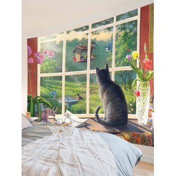 

Animal Scenic 3D Print Hanging Home Decoration Wall Tapestry, Multicolor