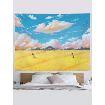 

Painting Print Home Decoration Hanging Wall Tapestry, Multicolor