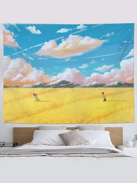 Tapisserie Murale Pendante Décoration à Imprimé Peinture Maison - multicolor 95 CM X 73 CM