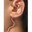 1 Pièce Boucle D'oreille en Métal en Forme de Serpent - d'or 