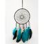 Attrape-Rêves en Forme de Rond Motif Plumes et Perles Décoration Maison à Suspendre - multicolor 