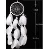 Bohemian Dream Catcher Faux Feather Hanging Wall Home Decor - WHITE 13 CM * 45 CM
