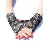 Gants Respirantes en Dentelle Transparente sans Doigts - Oie grise 1 PAIR