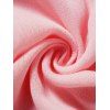 Robe Couverture de Plage Panneau en Dentelle en Couleur Pastel à Ourlet Asymétrique - Rose clair XL