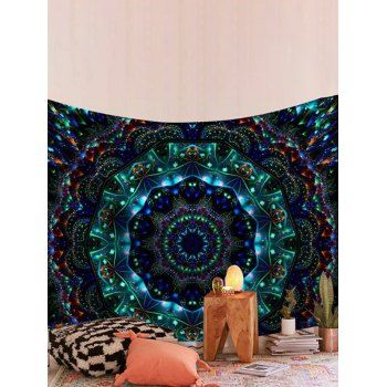 

Tribal Flower Print Home Decor Hanging Wall Tapestry, Multicolor