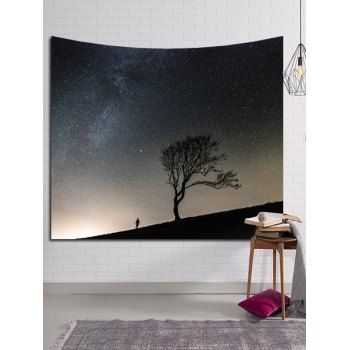 

Home Decoration Galaxy Tree Print Hanging Wall Tapestry, Multicolor
