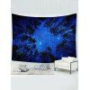 Starry Night Forest Print Tapestry Hanging Wall Home Decor - BLUE 95 CM X 73 CM