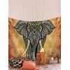 Tapisserie Pendante Murale Eléphant Fleur Imprimés - multicolor 150 CM * 130 CM
