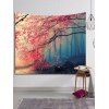 Forest Tree Landscape Print Home Decor Hanging Wall Tapestry - multicolor 150 CM X 130 CM