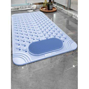 

Bathroom Anti-slip Anti-Fall Foot Mat, Light blue