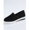 Breathable Slip On Casual Sport Flat Shoes - Noir EU 42