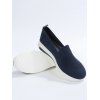 Breathable Slip On Casual Sport Flat Shoes - Bleu profond EU 38