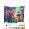 Tapisserie à Imprimé Champignons et Champignons Décor Maison - multicolor 100 CM X 75 CM