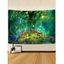Tapisserie à Imprimé Champignons et Arbre de Rêve Décoration Maison - multicolor 100 CM X 75 CM