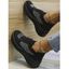 Rhinestone Lace Up Casual Shoes - Noir EU 42