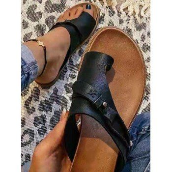 

Flat Platform Slip On Outdoor Flip Flops, Black