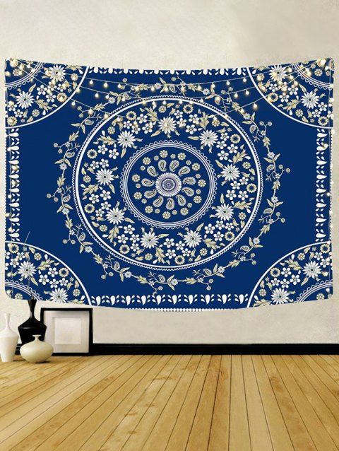 Bohemian Tapestry Flower Print Hanging Wall Home Decor