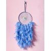 Bohemian Dream Catcher Pastel Color Faux Feather Hanging Wall Home Decor - LIGHT BLUE 