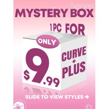 

Mystery Box For A Plus Size Top, Multicolor