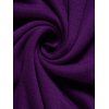 Plain Color Hooded Dress Tied Ladder Cut Out Overlay Cold Shoulder High Waisted A Line Mini Dress - CONCORD XXL