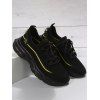 Lace Up Thick Platform Breathable Outdoor Sports Shoes - BLACK EU 42