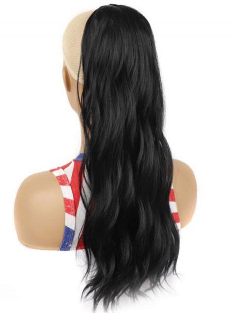 Wavy Capless Long Ponytail Trendy Synthetic Wig