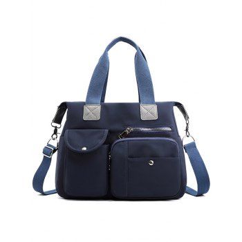 Multi Pockets Nylon Zipper Travel Handbag