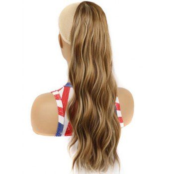 

Wavy Capless Long Ponytail Trendy Synthetic Wig, Coffee