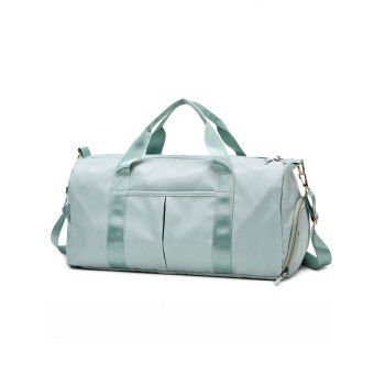 

Dry And Wet Dual Use Sport Shoes Fitness Travel Yoga Large Hand Bag, Light green