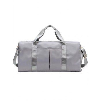 

Dry And Wet Dual Use Sport Shoes Fitness Travel Yoga Large Hand Bag, Gray