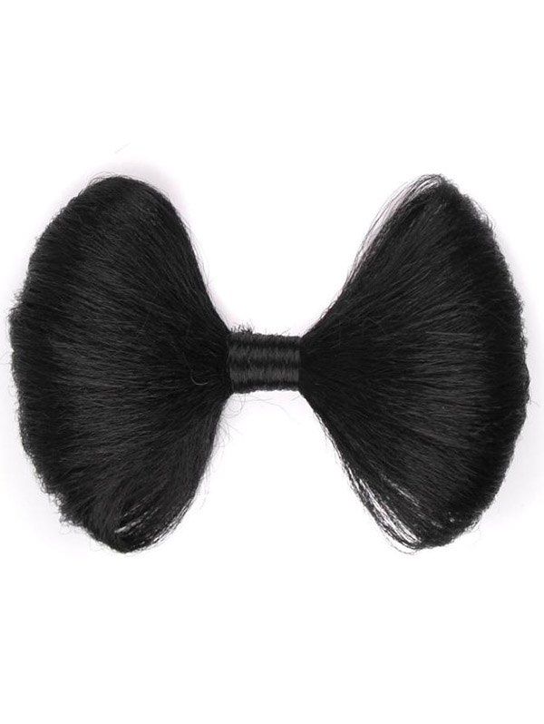 Bowknot Synthetic Hair Wig Hair Clips - BLACK 