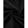 Mini Robe Ligne A Superposée à Bretelle Croisée à Taille Haute - Noir XXL