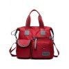 Large Capacity One Shoulder Portable Travel Bag - RED 