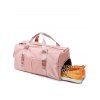 Dry And Wet Dual Use Sport Shoes Fitness Travel Yoga Large Hand Bag - LIGHT PINK 