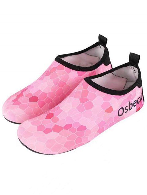Geometric Ombre Slip On Outdoor Shoes