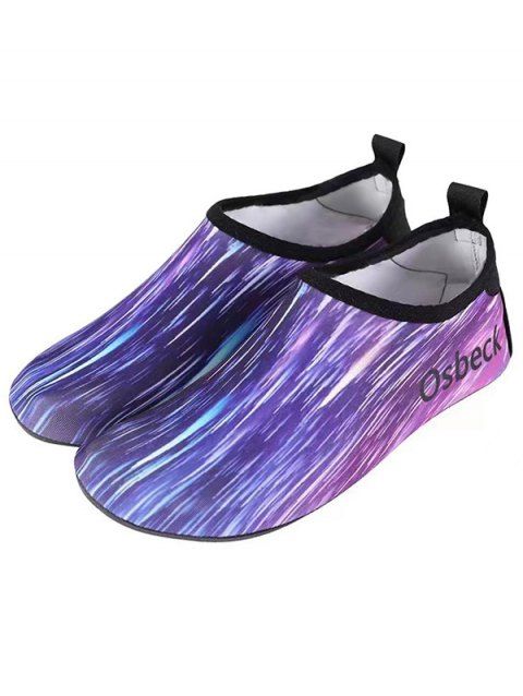 Printed Slip On Flat Platform Outdoor Casual Shoes