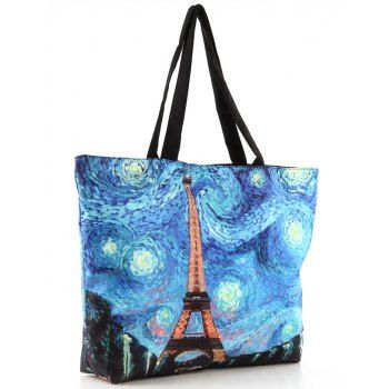 

Galaxy Animal Pattern Zipper Trendy One Shoulder Bag, Black