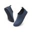 Striped Plain Color Slip On Flat Platform Outdoor Creek Shoes - Bleu profond EU (40-41)