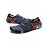 Breathable Printed Slip On Casual Shoes - BLACK EU 43
