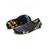 Breathable Printed Slip On Casual Shoes - BLACK EU 43